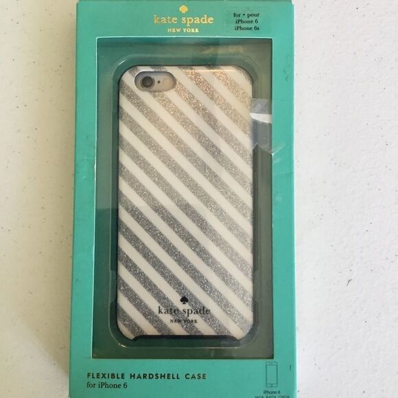 Kate Spade Diagonal Stripe iPhone 6 Case (H) - Picture 1 of 6